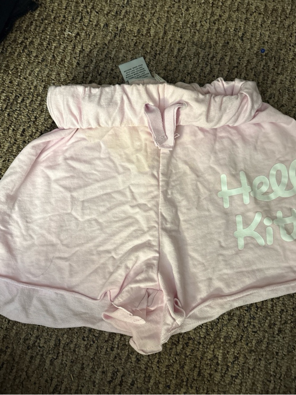 Sanrio Hello Kitty Light Pink High Waist Women's Shorts
